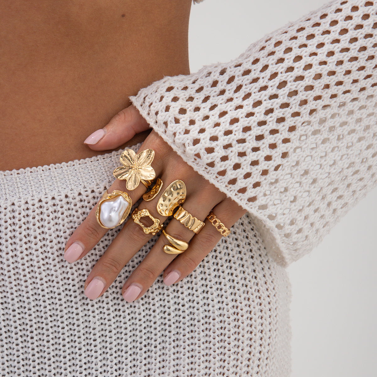 Lenox Floral Stackable Ring Set
