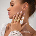 Lenox Floral Stackable Ring Set