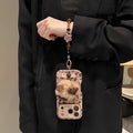 Leopard Print iPhone Case with Chain [US6L41VJ]
