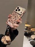 Leopard Print iPhone Case with Chain [FJB0YHT8]
