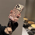 Leopard Print iPhone Case with Chain [ISKWKDV1]