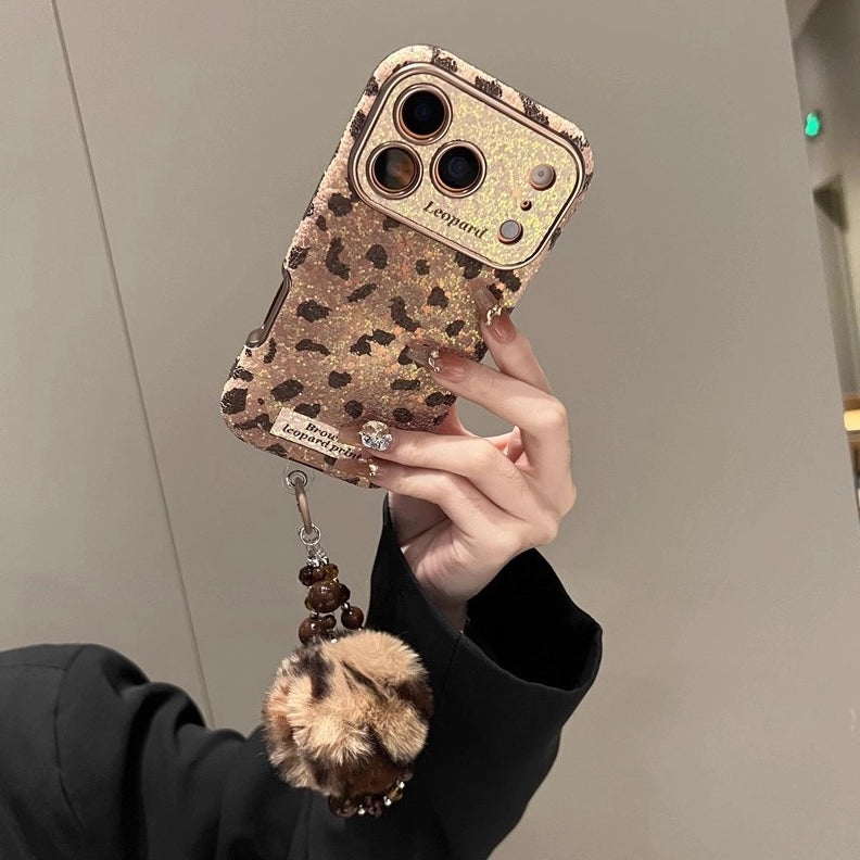 Leopard Print iPhone Case with Chain [WOHUZ4SF]