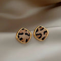 Leopard Print Stud Earrings [M7FDQUHQ]