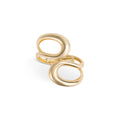 Missy Jewelry Lexi Sculpted Gold Bangle