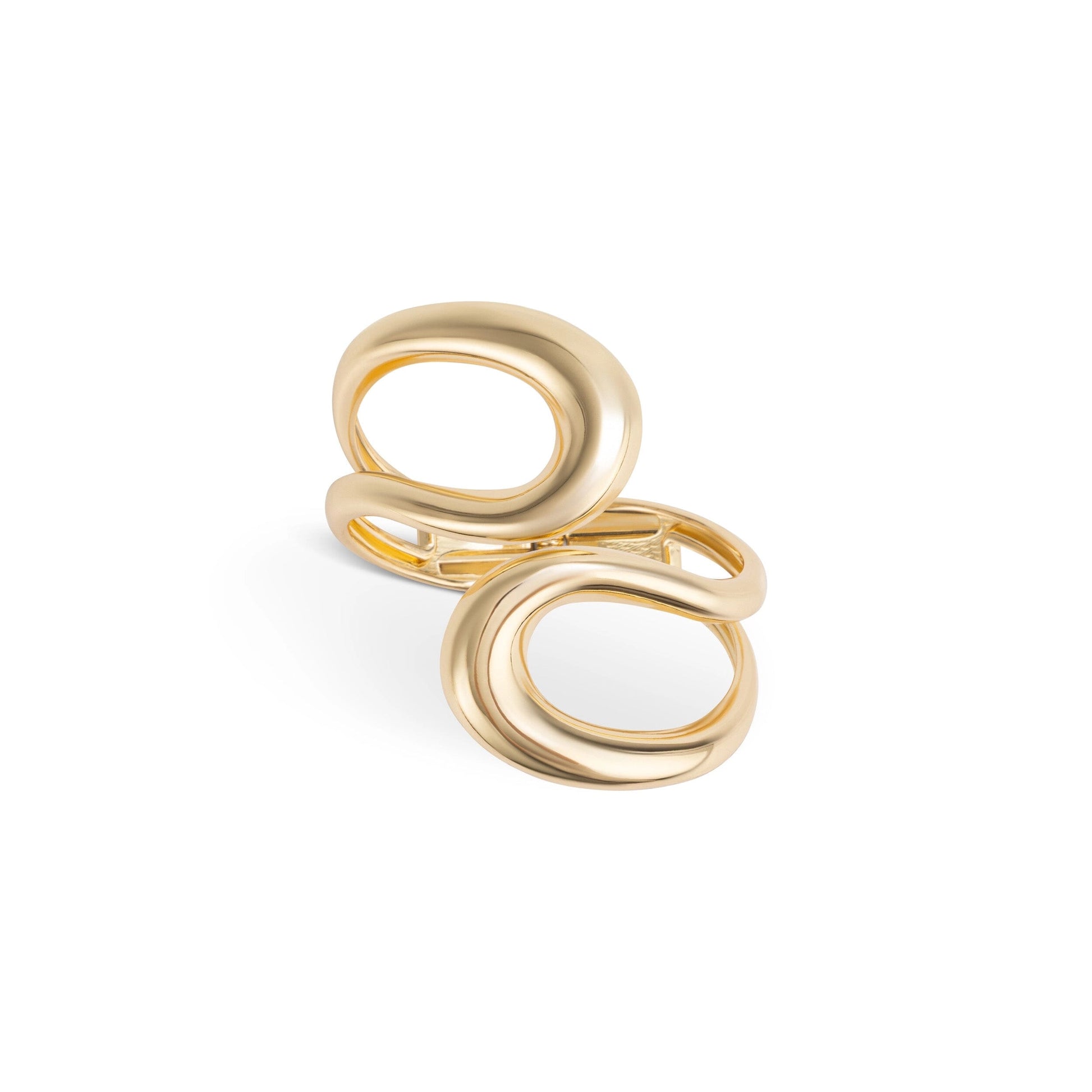 Missy Jewelry Lexi Sculpted Gold Bangle