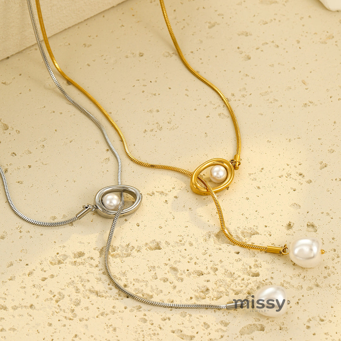 Lilia Pearl Lariat Necklace [6ADCCFZG]