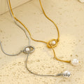Lilia Pearl Lariat Necklace [6P708ROC]