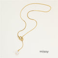 Lilia Pearl Lariat Necklace [CO0QM5DD]