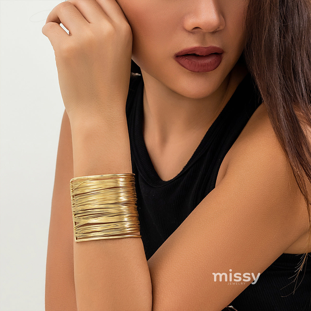 Lillith Brushed Cuff Bracelet [AHQHWWVM]