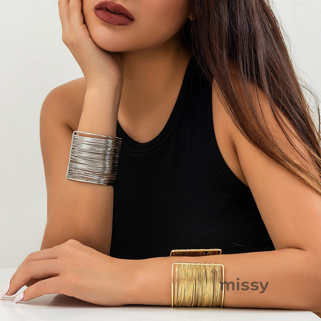Lillith Brushed Cuff Bracelet [2HI7BCIR]