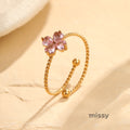 Lilou Clover Charm Ring [MADKD8IA]