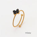 Lilou Clover Charm Ring [1V6D7214]
