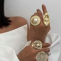 Lilou Cosmic Pearl Open Ring