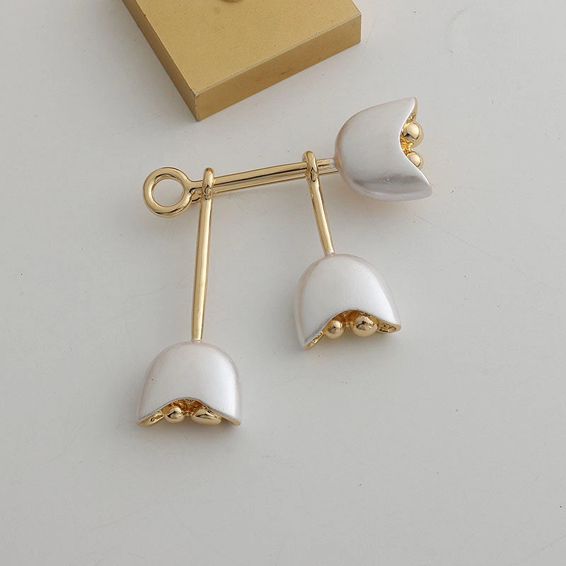 Lily of the Valley Flower Brooch [HEYS63Y3]