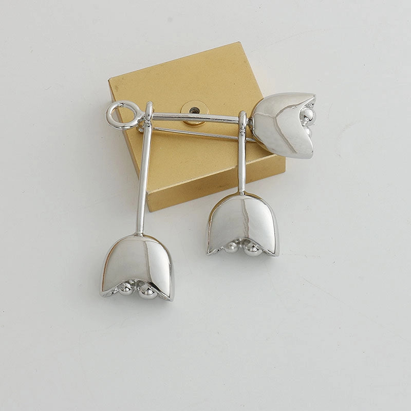 Lily of the Valley Flower Brooch [6KPE7COW]