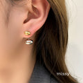 Lily Polished Oval Earrings [BYCJATLC]