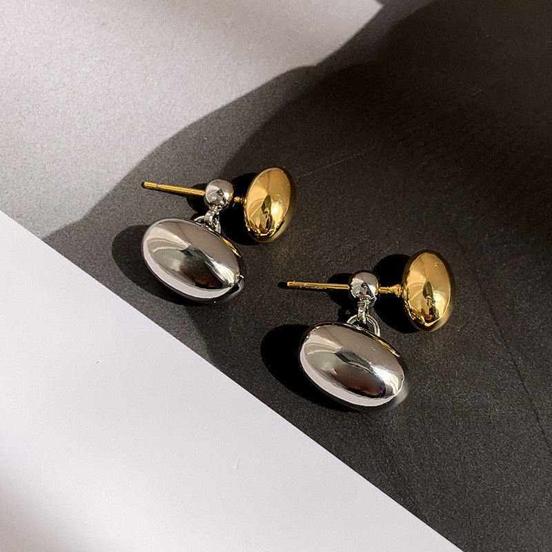 Lily Polished Oval Earrings [XSZUO3MS]