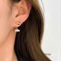 Lily Polished Oval Earrings [VL86UW29]