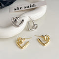 Lilyann Twisted Heart Earrings [8MAUGAF3]