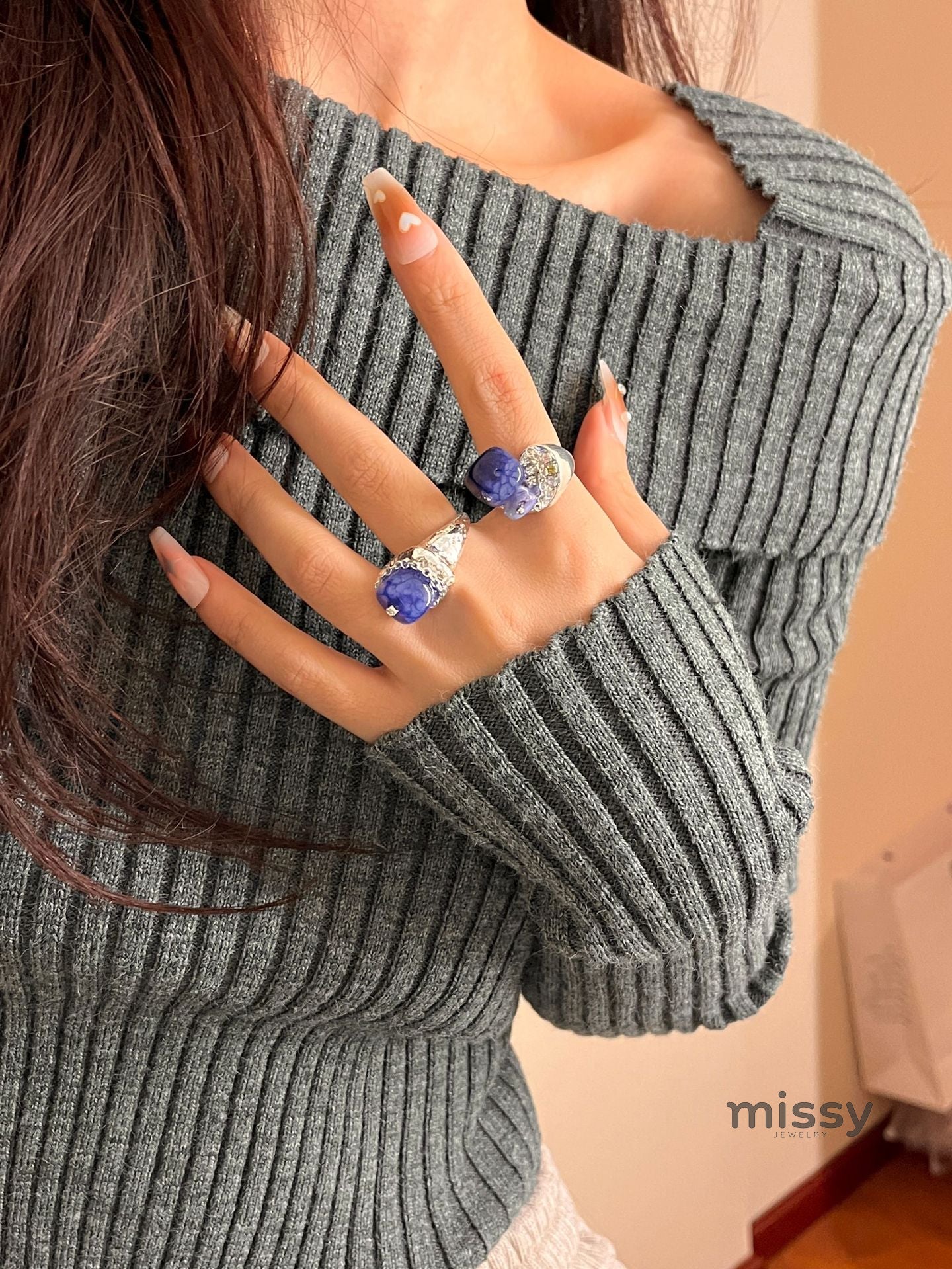 Lilyanne Natural Stone Ring [INWYBG24]