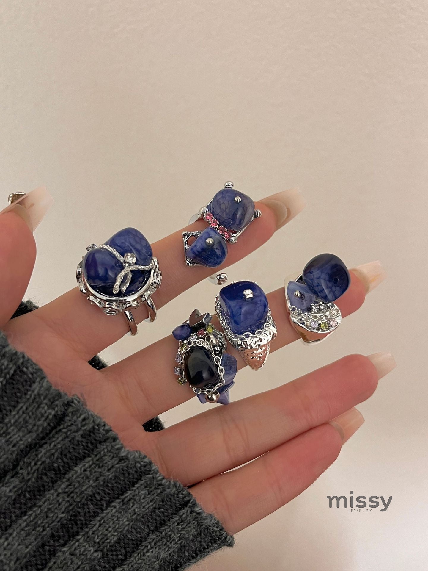 Lilyanne Natural Stone Ring [M4WGF0MN]