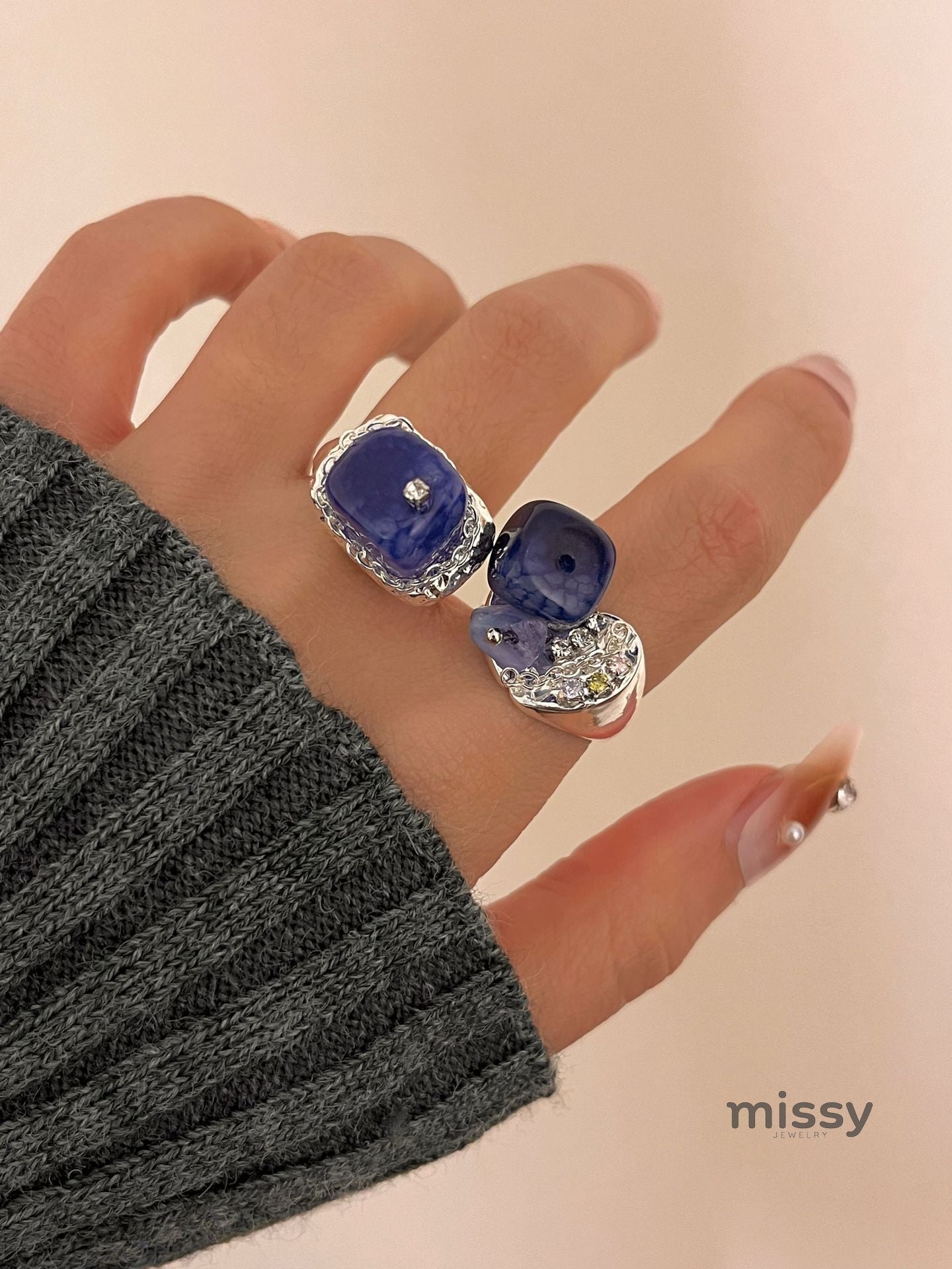 Lilyanne Natural Stone Ring [DM8X0SSK]