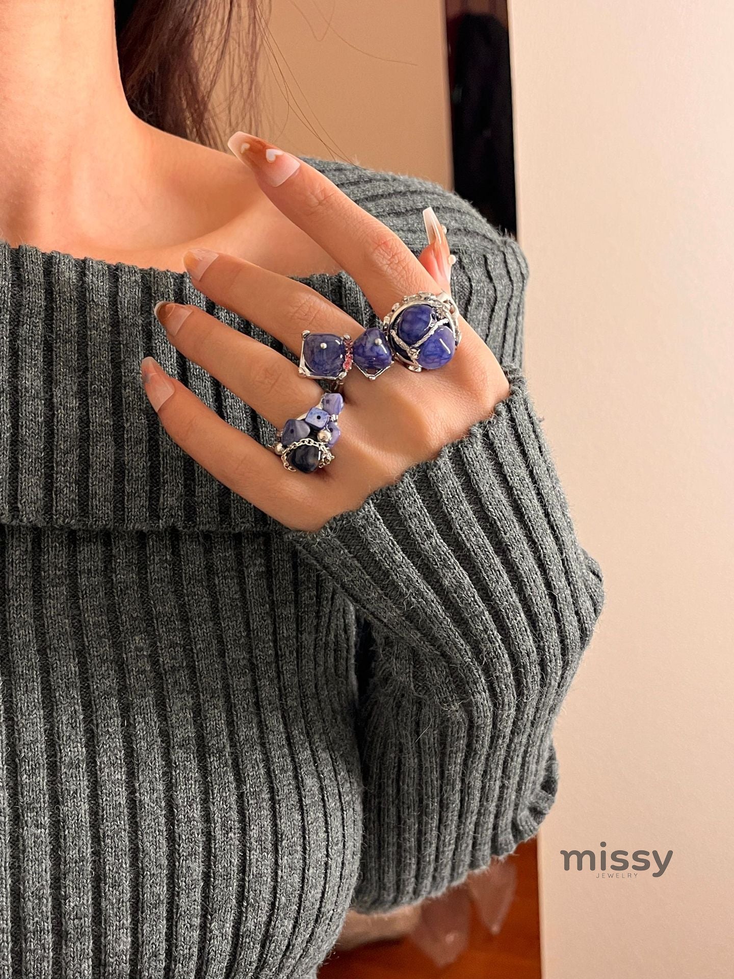 Lilyanne Natural Stone Ring [HZNSWCZ6]