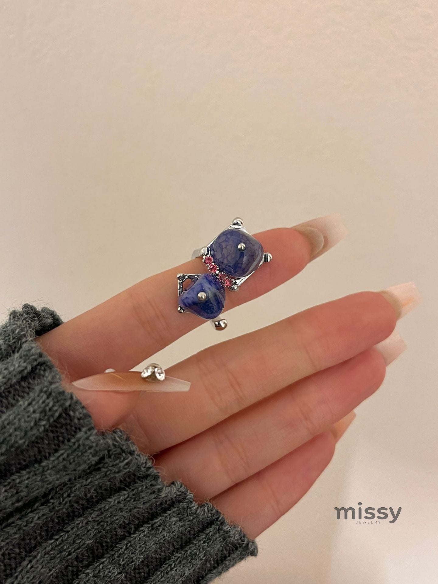Lilyanne Natural Stone Ring [6SV6NAN8]