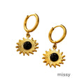Loghan Delicate Sunflower Stud Earrings [MJY25ZL7]