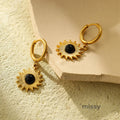 Loghan Delicate Sunflower Stud Earrings [2VPJRC20]