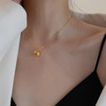 Lotus Pendant Necklace [MNRL9V6E]