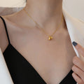 Lotus Pendant Necklace [UGOST7UI]