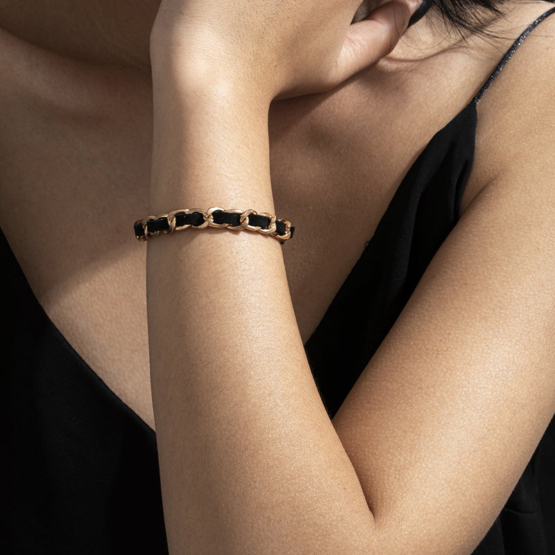 Lotus Velvet Metal Cuff
