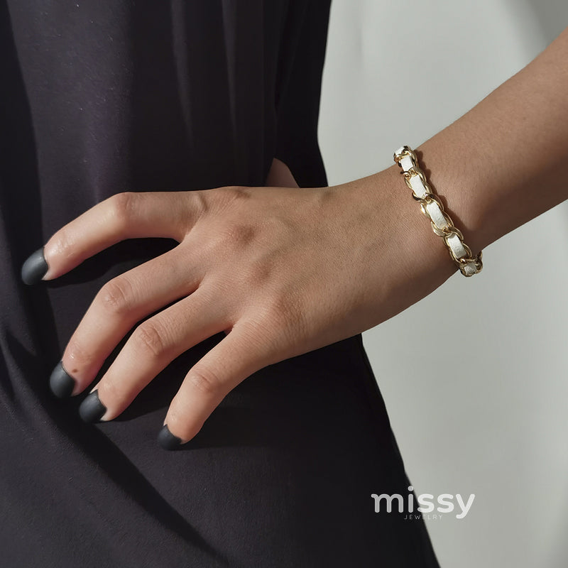 Lotus Velvet Metal Cuff