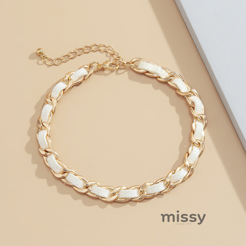 Lotus Velvet Metal Cuff