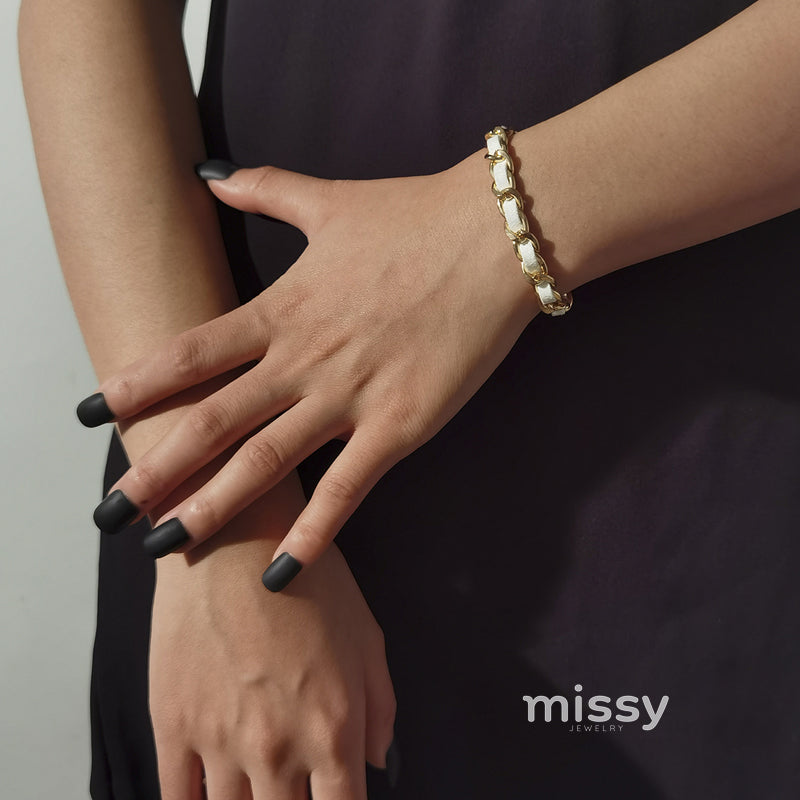 Lotus Velvet Metal Cuff