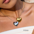 Lovina Heart Pendant Necklace [1RI2HC4O]