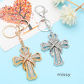 Lucca Pave Cross Keychain [UQSFQKQV]