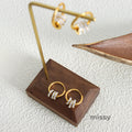 Lumen Pave Circle Hoop Earrings [53LNFJPU]
