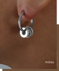 Lumen Pave Circle Hoop Earrings [LE0MZDRJ]
