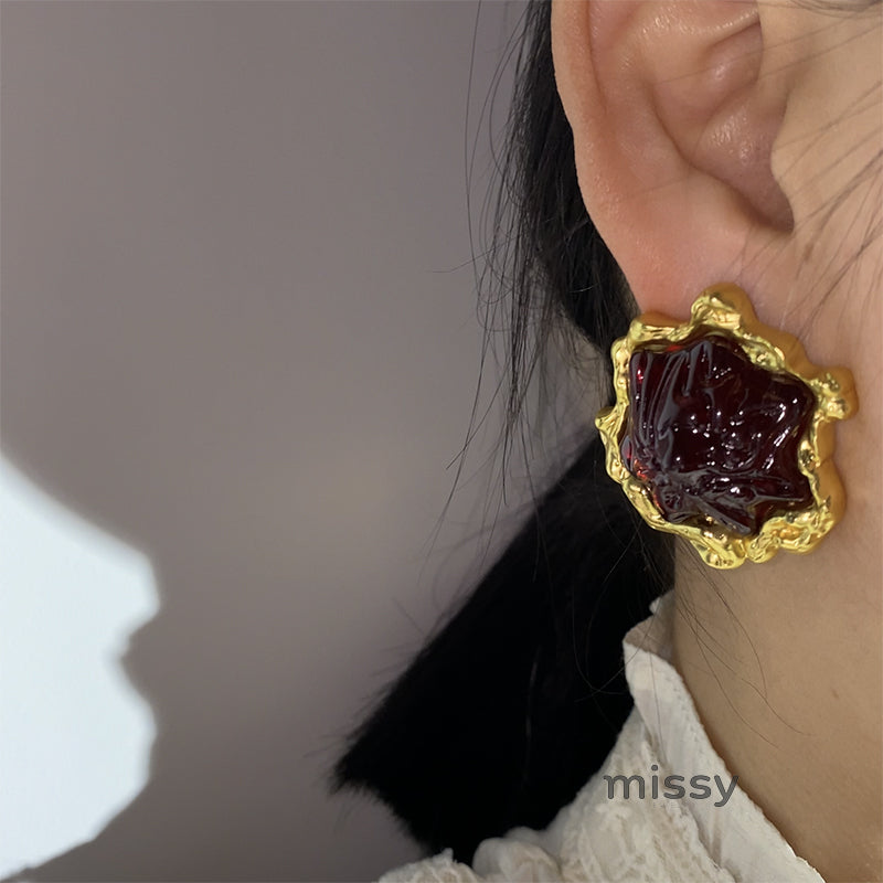 Lyndon Statement Drop Earrings [SRJO3PJC]