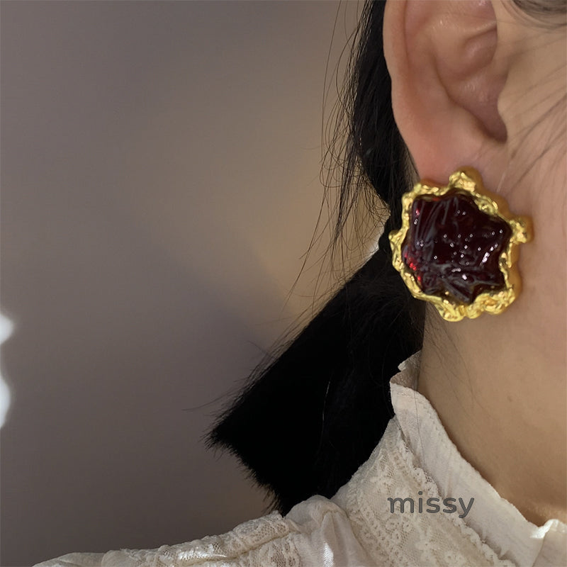 Lyndon Statement Drop Earrings [T95BREB4]