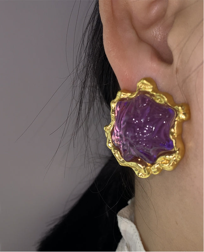 Lyndon Statement Drop Earrings [SOEWPRD8]