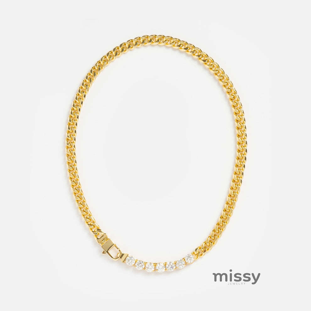 Lynlee Oval Pavé Pendant Necklace [02WDVN7A]