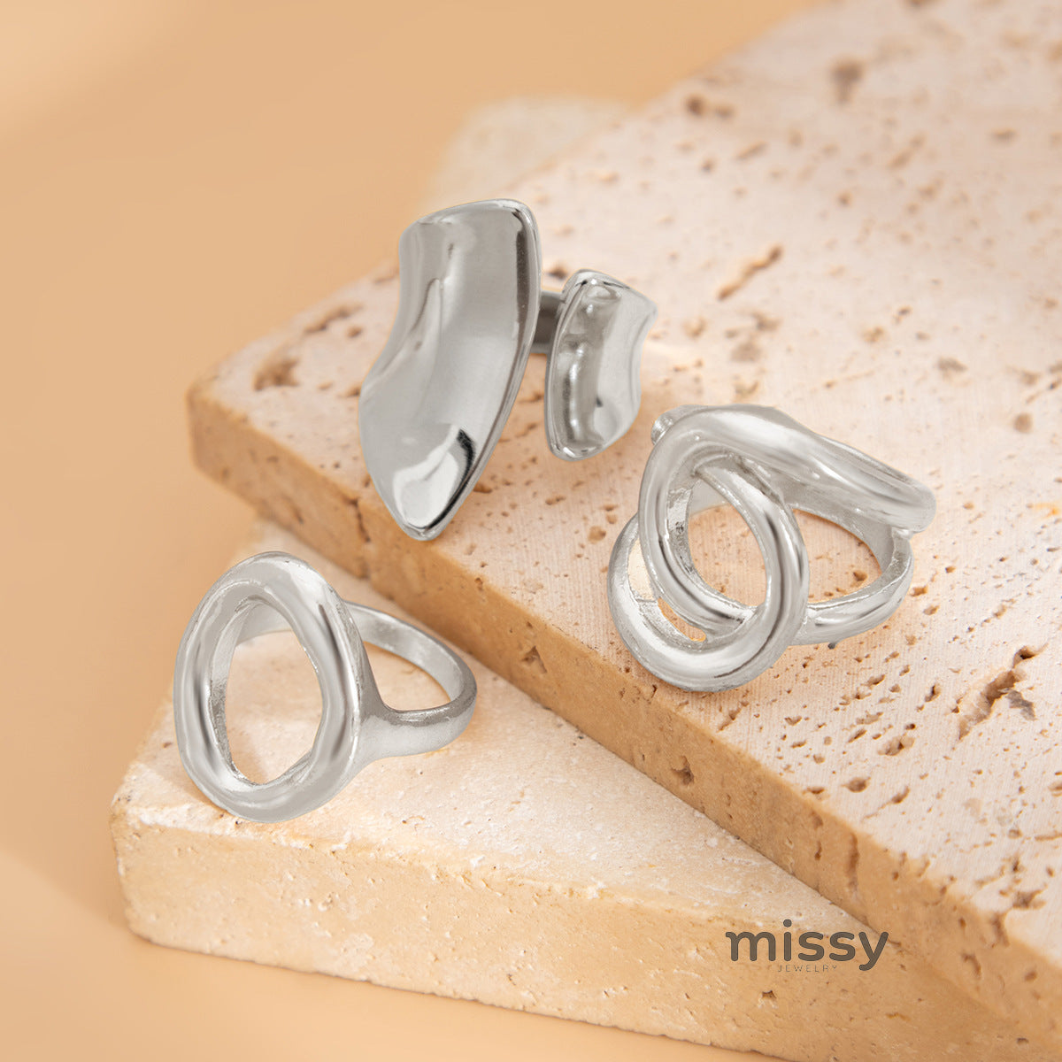 Lynn Geometric Ring Set [VW49GGST]