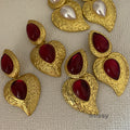 Lynnleigh Exaggerated Heart Earrings [0ISUJDB4]