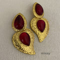 Lynnleigh Exaggerated Heart Earrings [LXOEV798]
