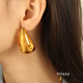 Lyrik Elegant Knot Earrings [K9S36YIL]