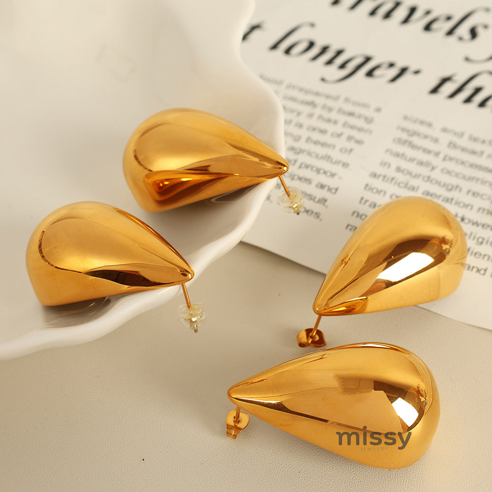 Lyrik Elegant Knot Earrings [KMITYVJ6]