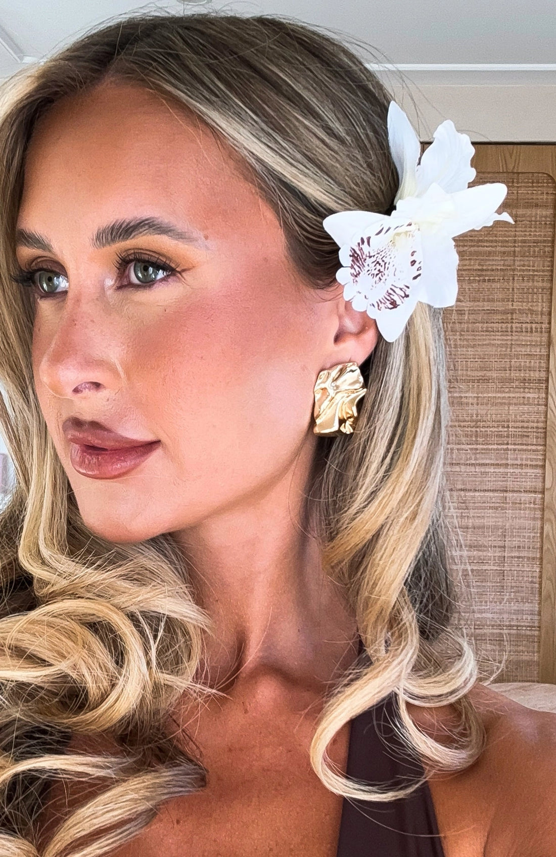 Missy Jewelry Madaline Sculptural Square Earrings